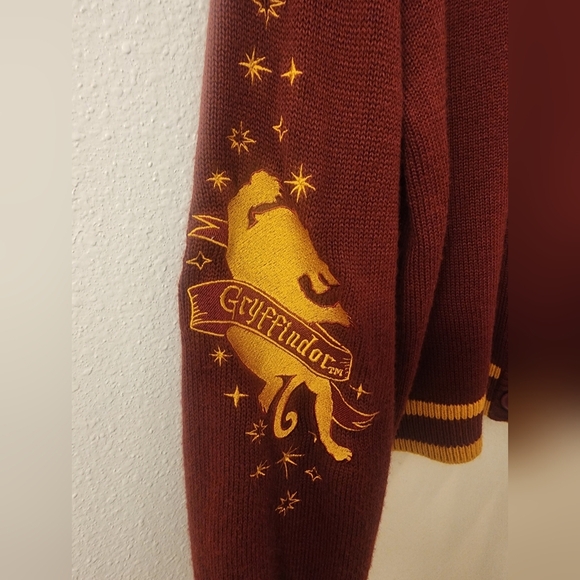 Harry Potter Gryffindor Skimmer Cardigan Womens Sz XL - Picture 4 of 8